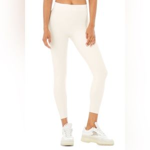 ALO Yoga Airlift Corset  7/8 legging, ivory, XS